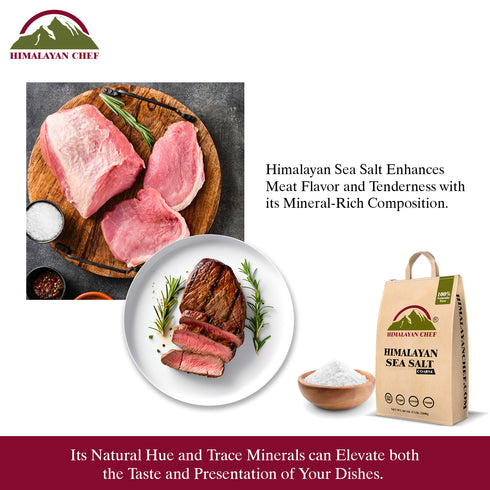 Himalayan Chef Sea Salt Fine - 5 lb Bag | 3 Pack